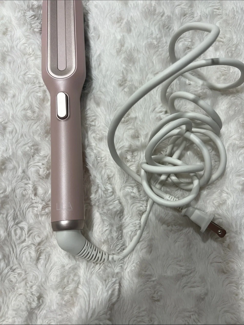 Pink Hair Straightening Brush